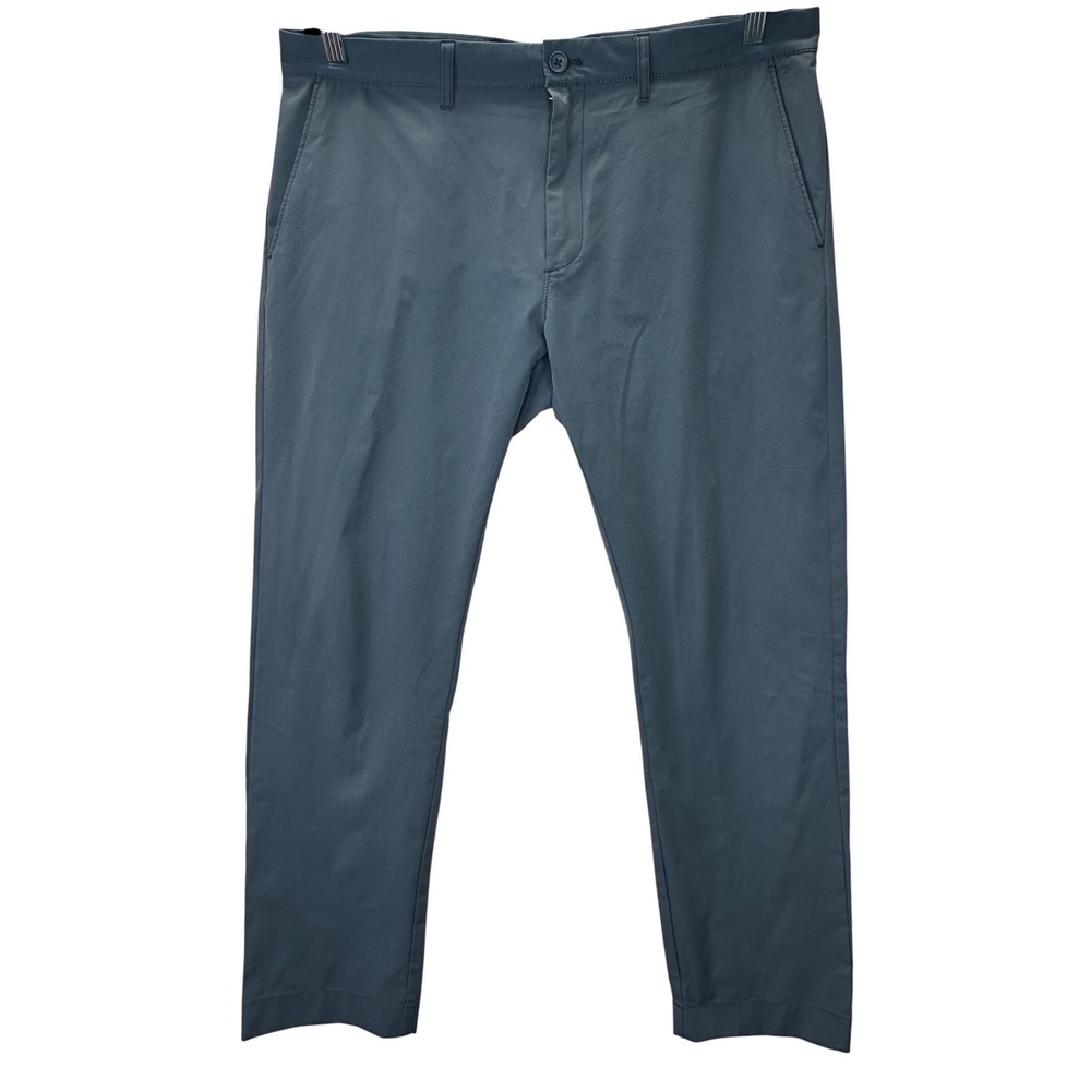 Men's Navy Blue Stretch Chino Pants